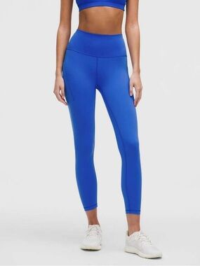 Lululemon Wunder Train HR Cerulean Blue